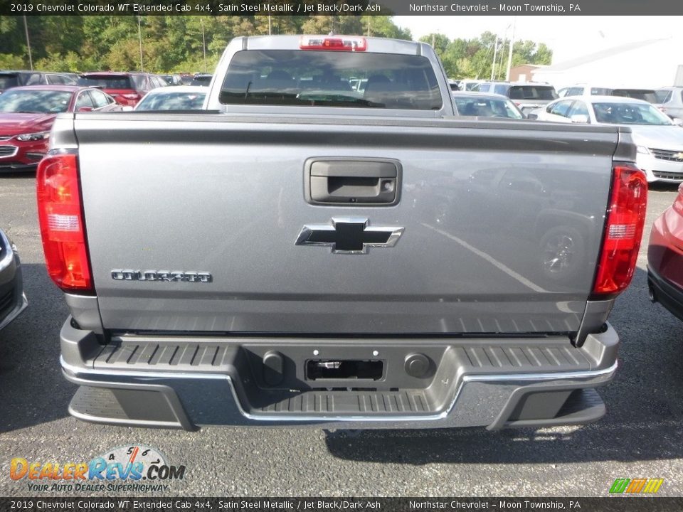 2019 Chevrolet Colorado WT Extended Cab 4x4 Satin Steel Metallic / Jet Black/Dark Ash Photo #3