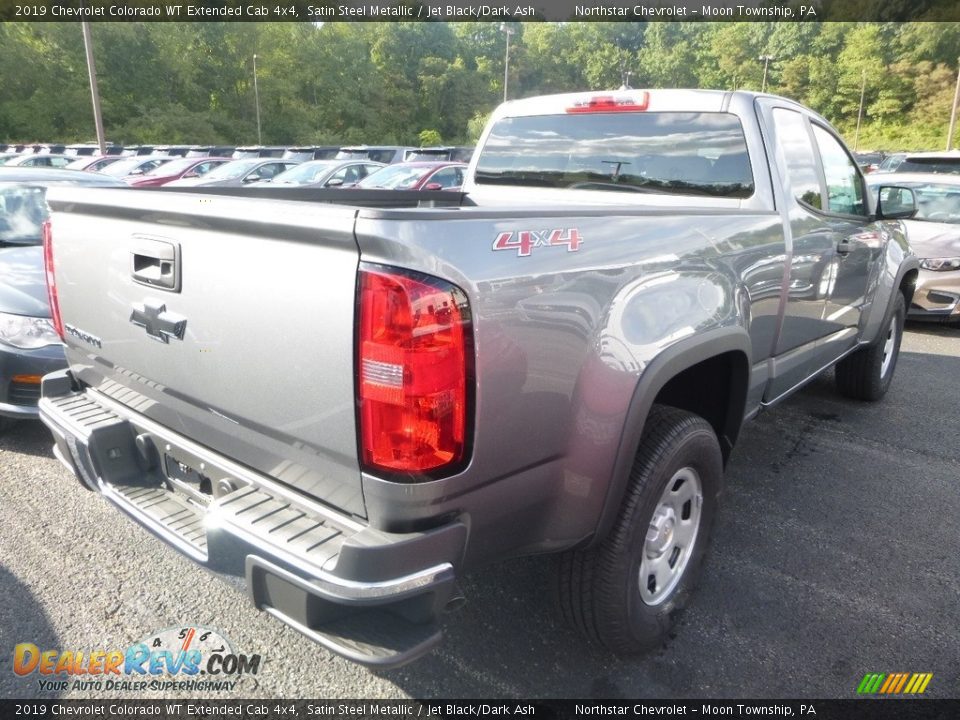 2019 Chevrolet Colorado WT Extended Cab 4x4 Satin Steel Metallic / Jet Black/Dark Ash Photo #4