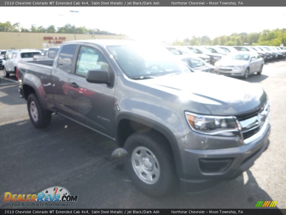 2019 Chevrolet Colorado WT Extended Cab 4x4 Satin Steel Metallic / Jet Black/Dark Ash Photo #5