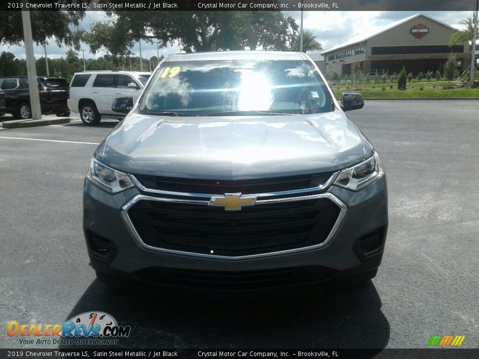 2019 Chevrolet Traverse LS Satin Steel Metallic / Jet Black Photo #8
