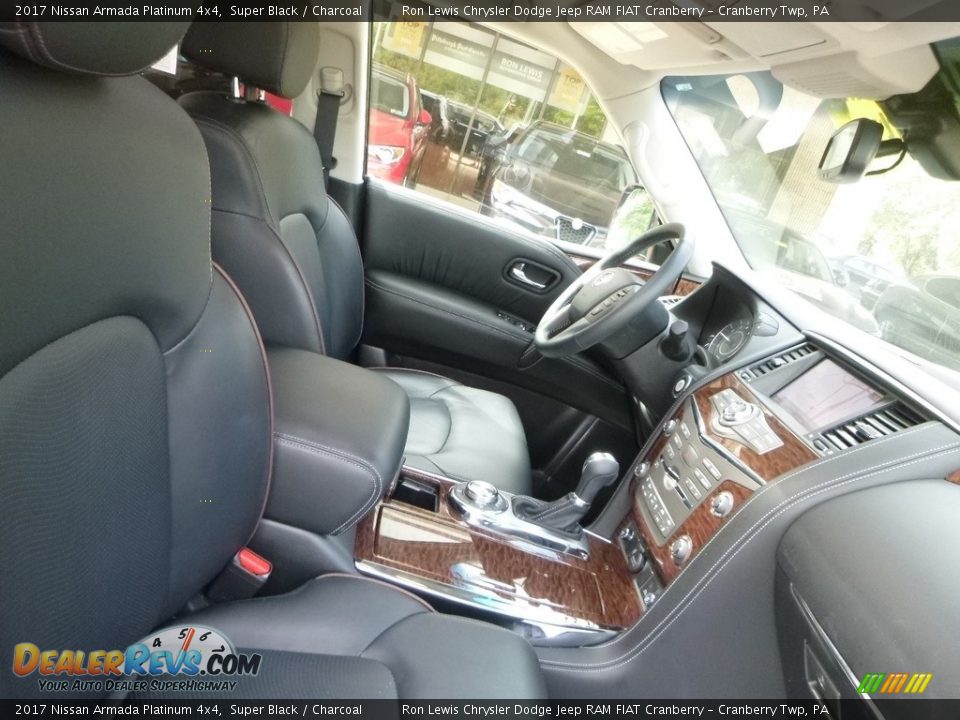 2017 Nissan Armada Platinum 4x4 Super Black / Charcoal Photo #11