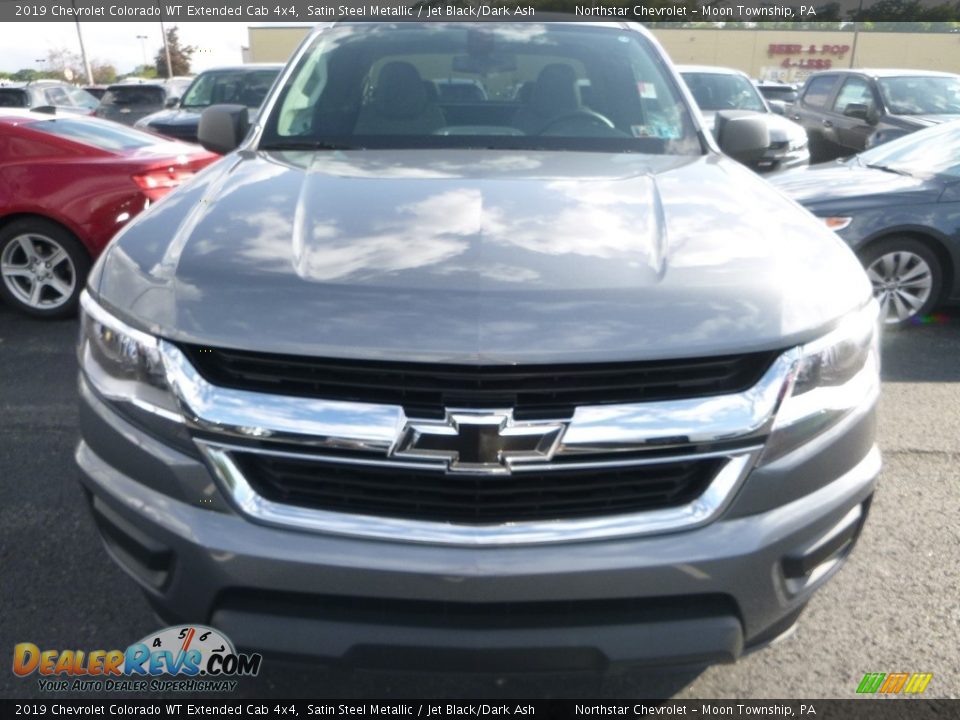 2019 Chevrolet Colorado WT Extended Cab 4x4 Satin Steel Metallic / Jet Black/Dark Ash Photo #6