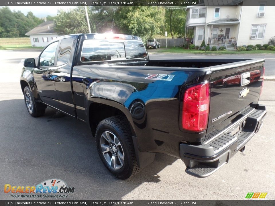 2019 Chevrolet Colorado Z71 Extended Cab 4x4 Black / Jet Black/Dark Ash Photo #6