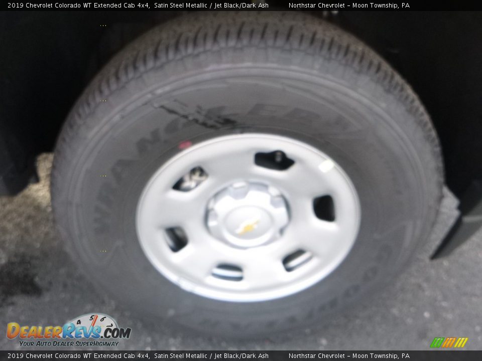 2019 Chevrolet Colorado WT Extended Cab 4x4 Satin Steel Metallic / Jet Black/Dark Ash Photo #7