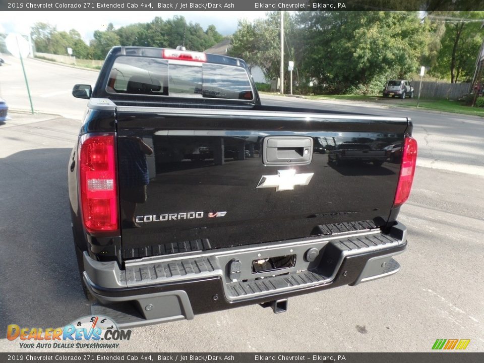 2019 Chevrolet Colorado Z71 Extended Cab 4x4 Black / Jet Black/Dark Ash Photo #7
