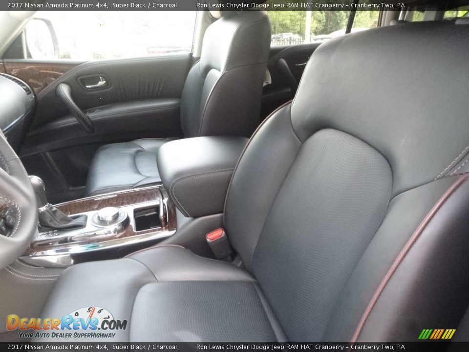 2017 Nissan Armada Platinum 4x4 Super Black / Charcoal Photo #14