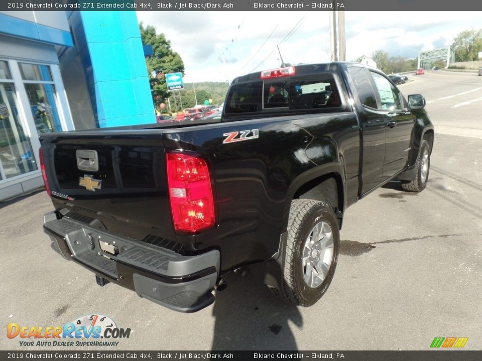 2019 Chevrolet Colorado Z71 Extended Cab 4x4 Black / Jet Black/Dark Ash Photo #8
