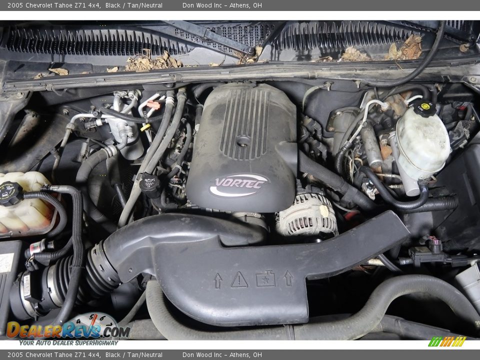 2005 Chevrolet Tahoe Z71 4x4 Black / Tan/Neutral Photo #31