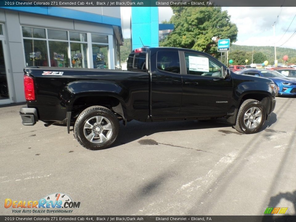 2019 Chevrolet Colorado Z71 Extended Cab 4x4 Black / Jet Black/Dark Ash Photo #9