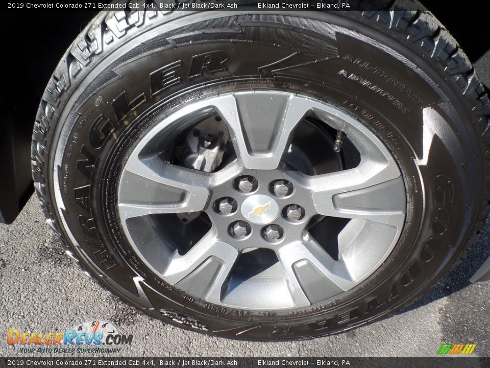 2019 Chevrolet Colorado Z71 Extended Cab 4x4 Black / Jet Black/Dark Ash Photo #10