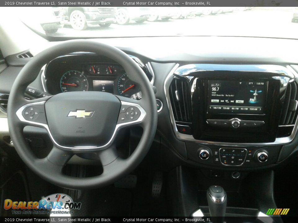 2019 Chevrolet Traverse LS Satin Steel Metallic / Jet Black Photo #13