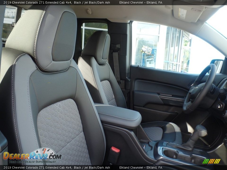 2019 Chevrolet Colorado Z71 Extended Cab 4x4 Black / Jet Black/Dark Ash Photo #11