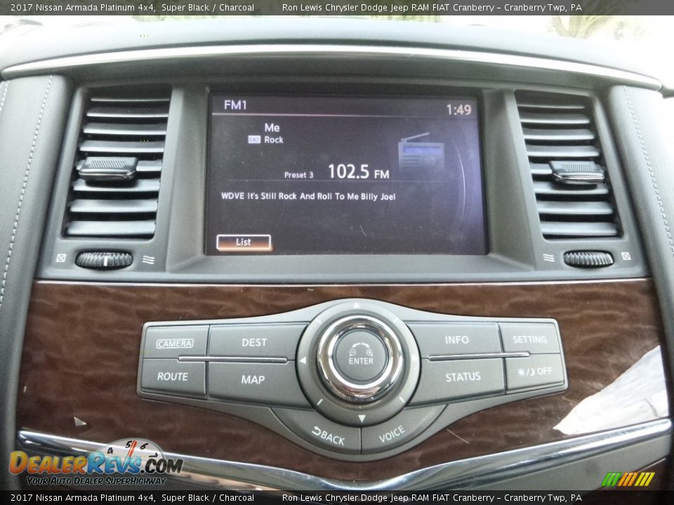 2017 Nissan Armada Platinum 4x4 Super Black / Charcoal Photo #18