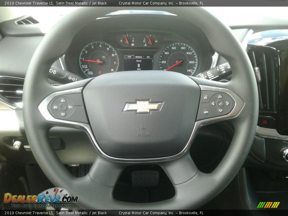 2019 Chevrolet Traverse LS Satin Steel Metallic / Jet Black Photo #14