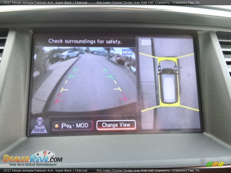 2017 Nissan Armada Platinum 4x4 Super Black / Charcoal Photo #19