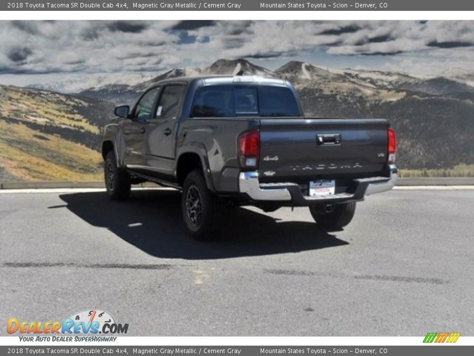 2018 Toyota Tacoma SR Double Cab 4x4 Magnetic Gray Metallic / Cement Gray Photo #3