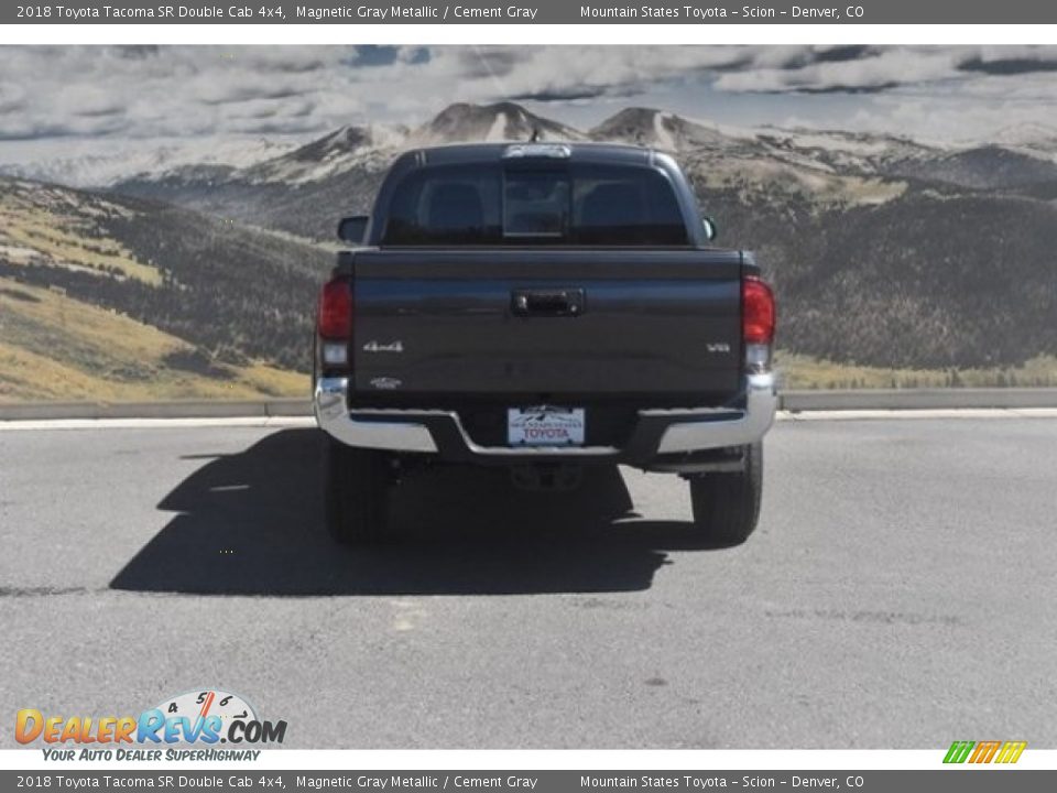 2018 Toyota Tacoma SR Double Cab 4x4 Magnetic Gray Metallic / Cement Gray Photo #4