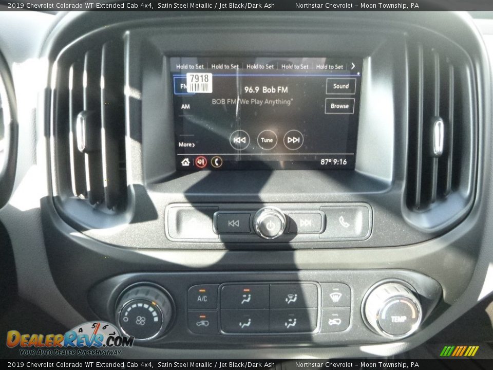 2019 Chevrolet Colorado WT Extended Cab 4x4 Satin Steel Metallic / Jet Black/Dark Ash Photo #17