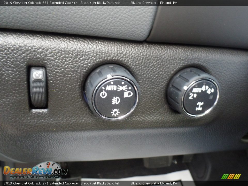 2019 Chevrolet Colorado Z71 Extended Cab 4x4 Black / Jet Black/Dark Ash Photo #18