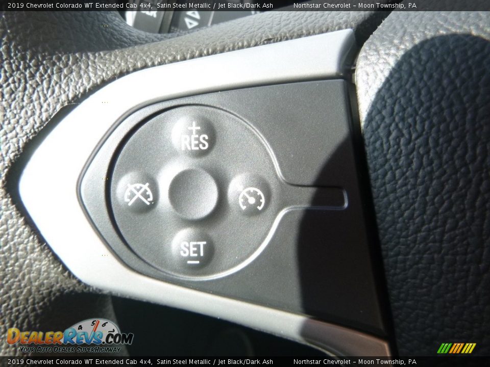 2019 Chevrolet Colorado WT Extended Cab 4x4 Satin Steel Metallic / Jet Black/Dark Ash Photo #19