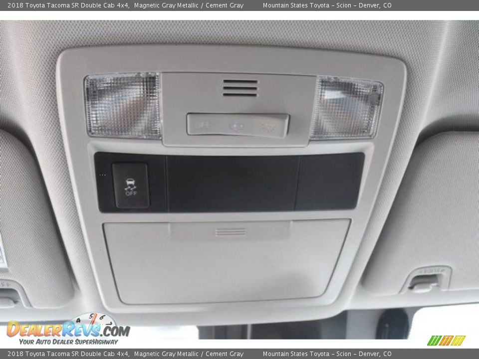 2018 Toyota Tacoma SR Double Cab 4x4 Magnetic Gray Metallic / Cement Gray Photo #9