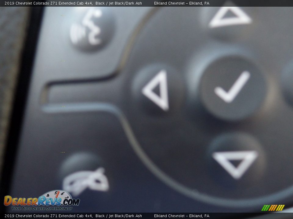 2019 Chevrolet Colorado Z71 Extended Cab 4x4 Black / Jet Black/Dark Ash Photo #20