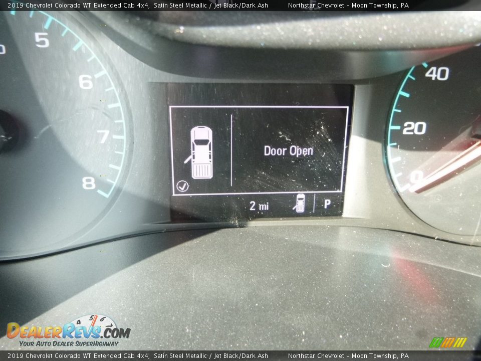 2019 Chevrolet Colorado WT Extended Cab 4x4 Satin Steel Metallic / Jet Black/Dark Ash Photo #20