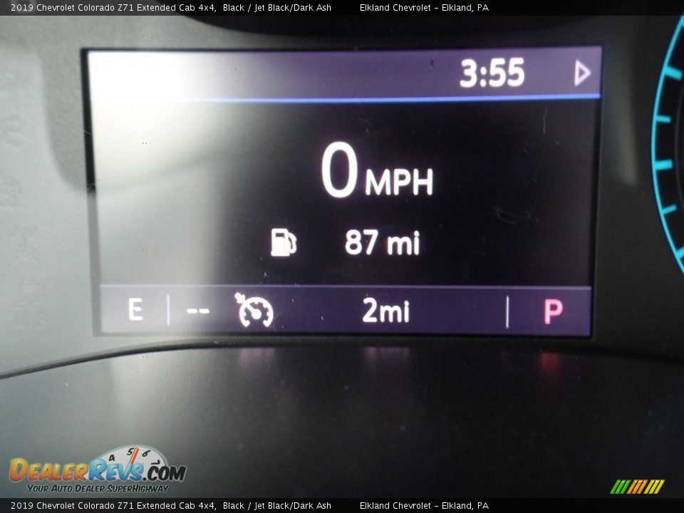 2019 Chevrolet Colorado Z71 Extended Cab 4x4 Black / Jet Black/Dark Ash Photo #21