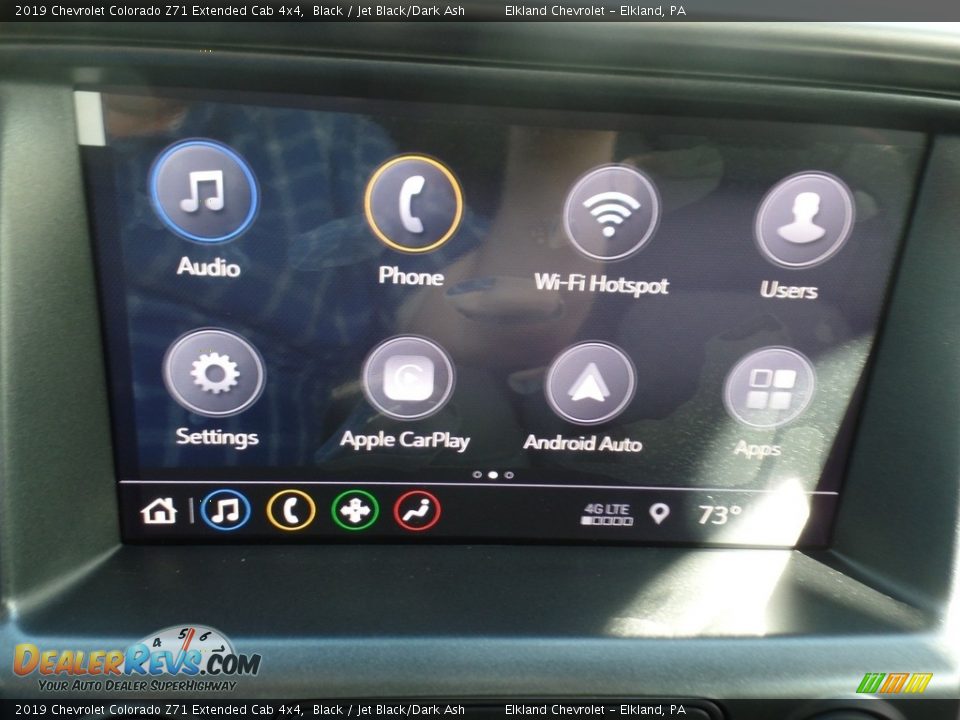 2019 Chevrolet Colorado Z71 Extended Cab 4x4 Black / Jet Black/Dark Ash Photo #23