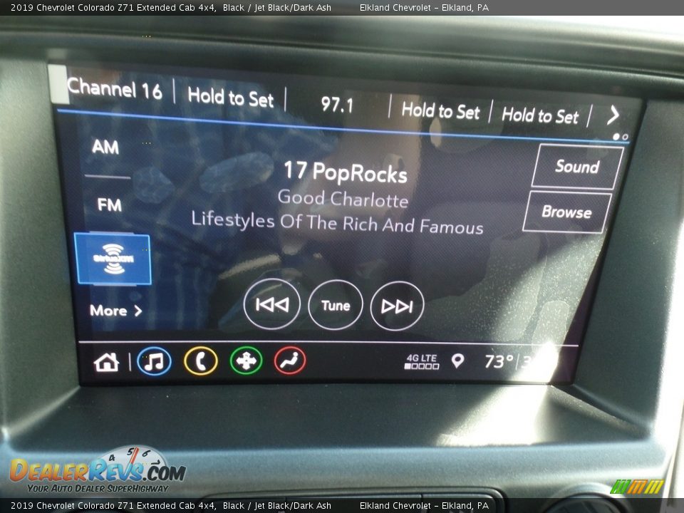 2019 Chevrolet Colorado Z71 Extended Cab 4x4 Black / Jet Black/Dark Ash Photo #26