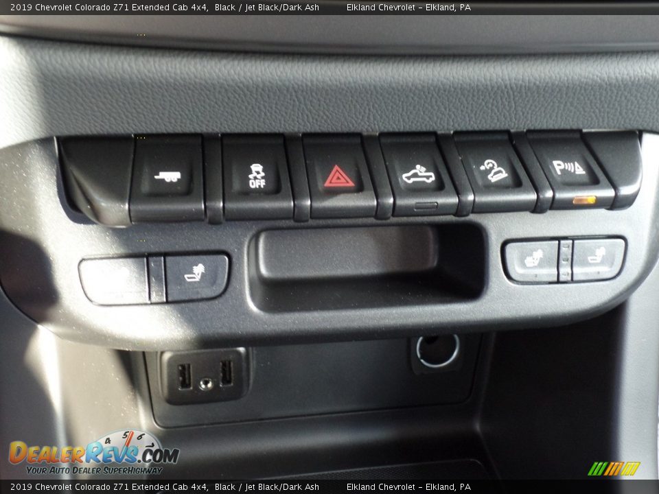 2019 Chevrolet Colorado Z71 Extended Cab 4x4 Black / Jet Black/Dark Ash Photo #29