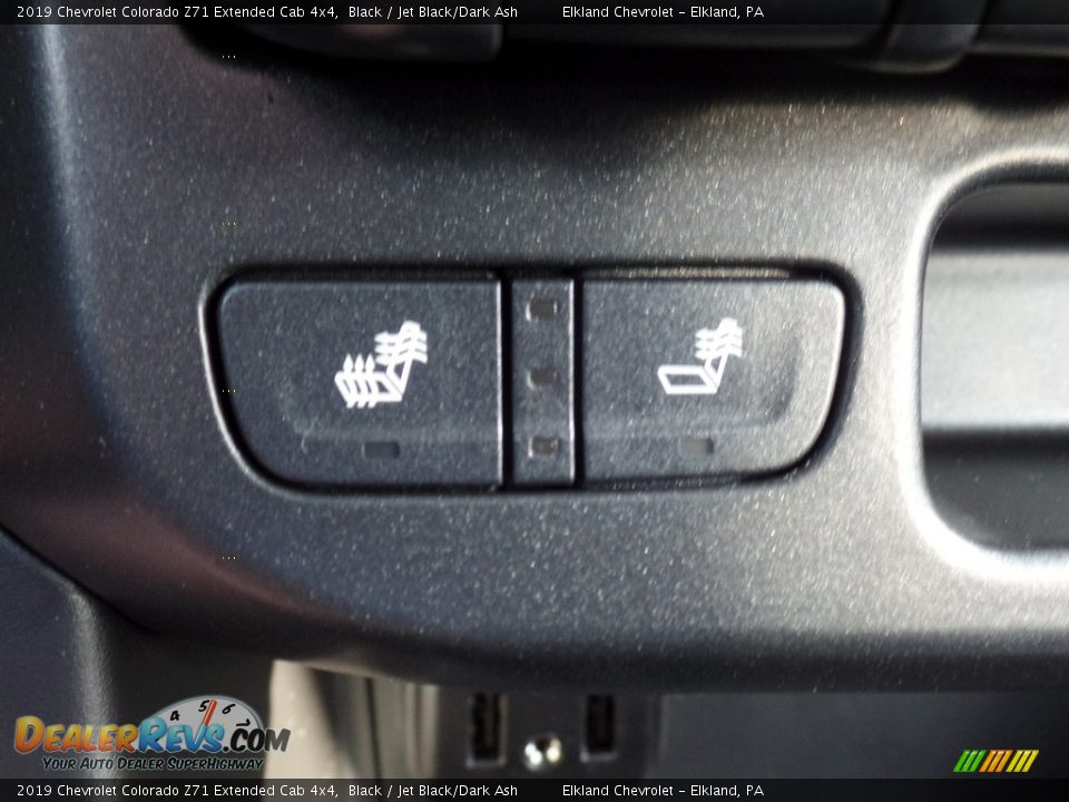 2019 Chevrolet Colorado Z71 Extended Cab 4x4 Black / Jet Black/Dark Ash Photo #30