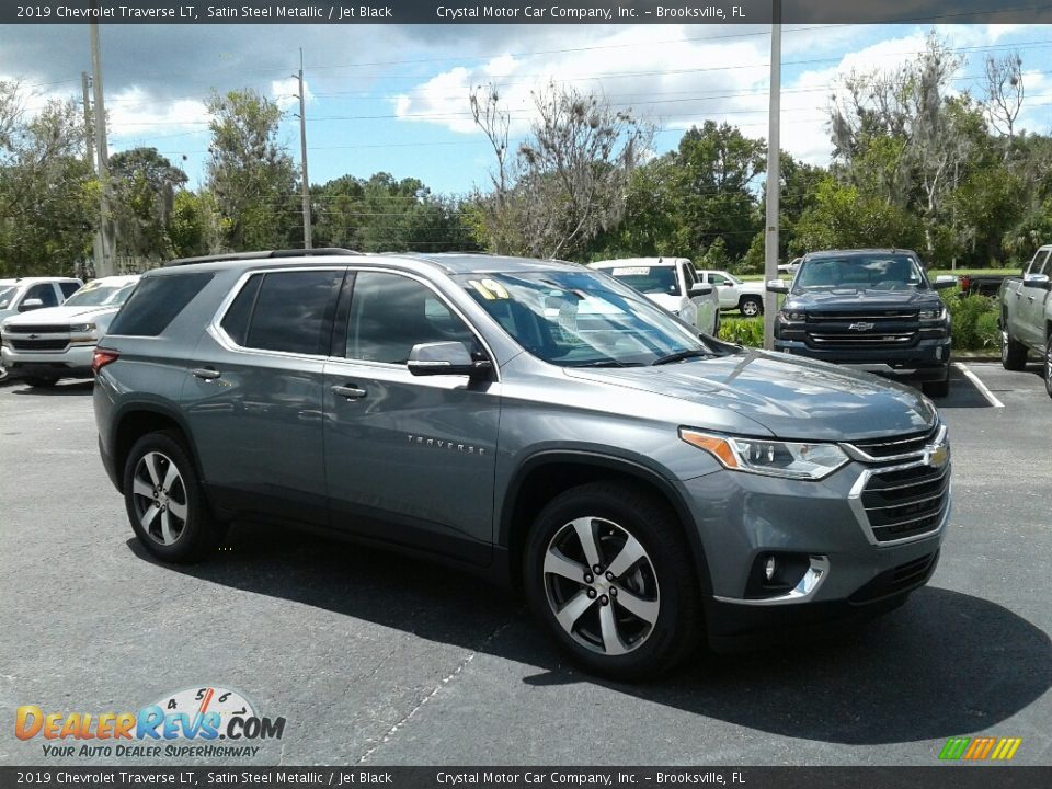 2019 Chevrolet Traverse LT Satin Steel Metallic / Jet Black Photo #7