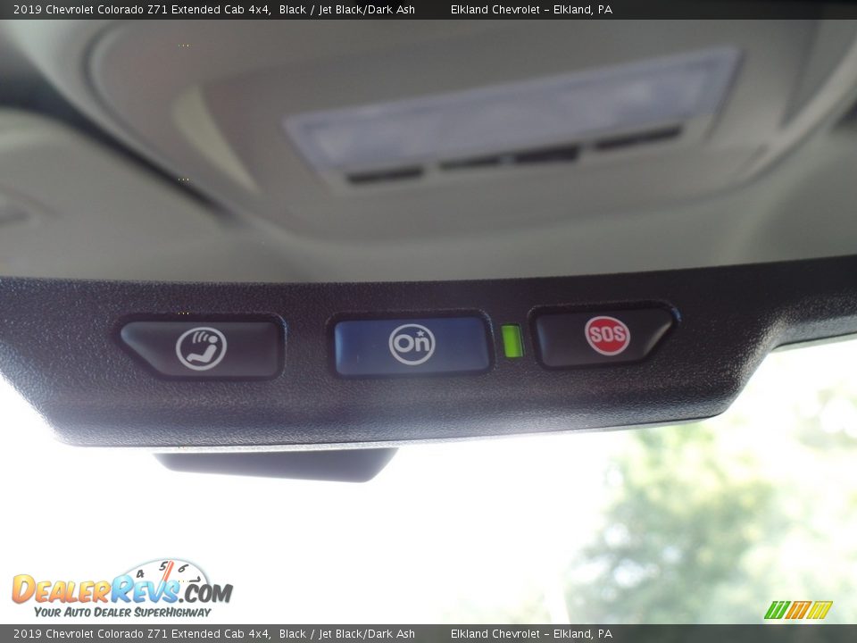 2019 Chevrolet Colorado Z71 Extended Cab 4x4 Black / Jet Black/Dark Ash Photo #33