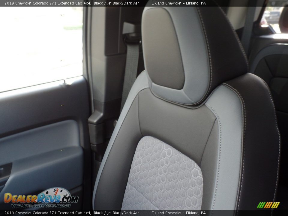 2019 Chevrolet Colorado Z71 Extended Cab 4x4 Black / Jet Black/Dark Ash Photo #34