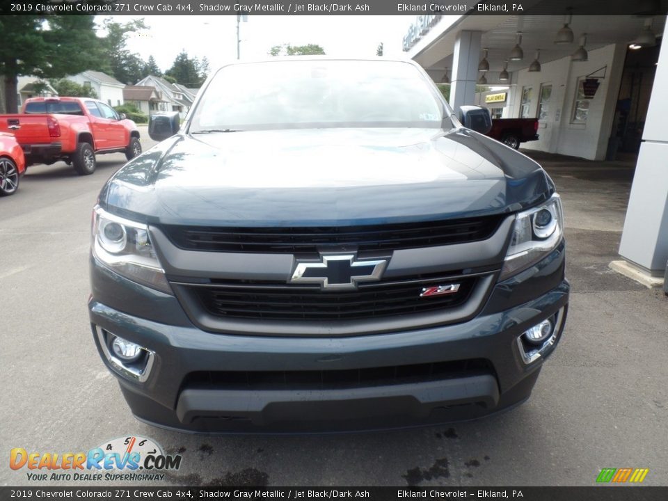 2019 Chevrolet Colorado Z71 Crew Cab 4x4 Shadow Gray Metallic / Jet Black/Dark Ash Photo #2