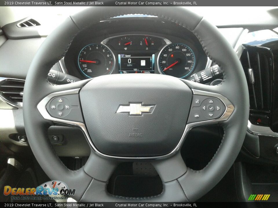 2019 Chevrolet Traverse LT Satin Steel Metallic / Jet Black Photo #14