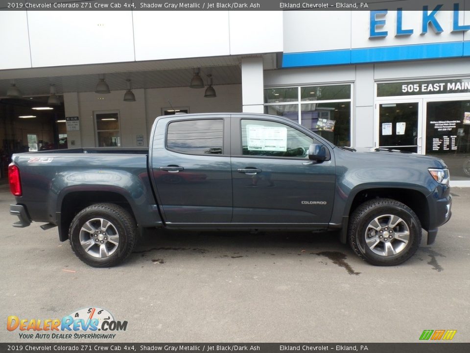 2019 Chevrolet Colorado Z71 Crew Cab 4x4 Shadow Gray Metallic / Jet Black/Dark Ash Photo #4