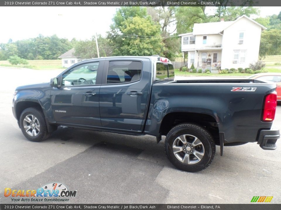 2019 Chevrolet Colorado Z71 Crew Cab 4x4 Shadow Gray Metallic / Jet Black/Dark Ash Photo #8