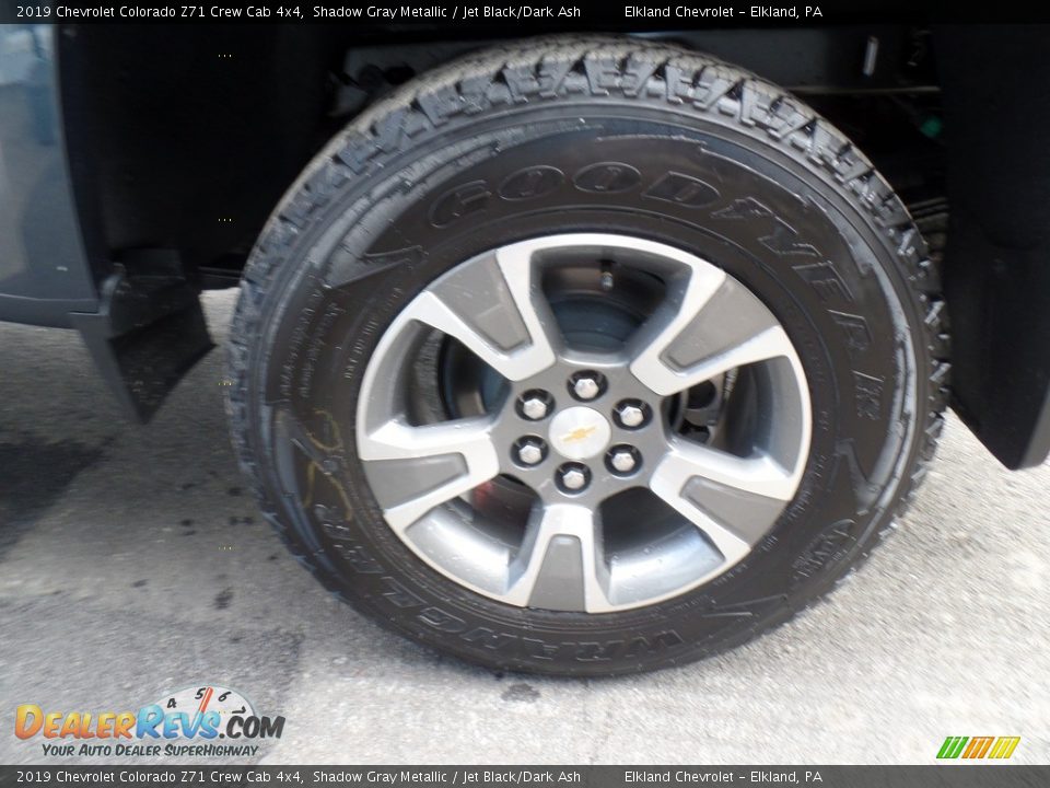 2019 Chevrolet Colorado Z71 Crew Cab 4x4 Shadow Gray Metallic / Jet Black/Dark Ash Photo #10