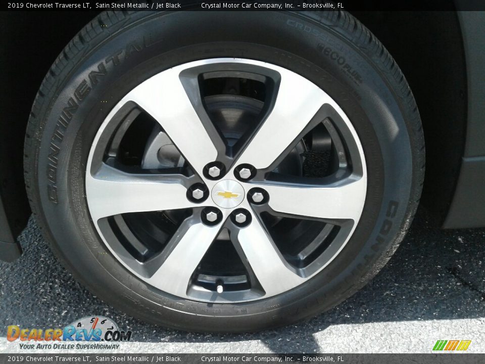 2019 Chevrolet Traverse LT Satin Steel Metallic / Jet Black Photo #21