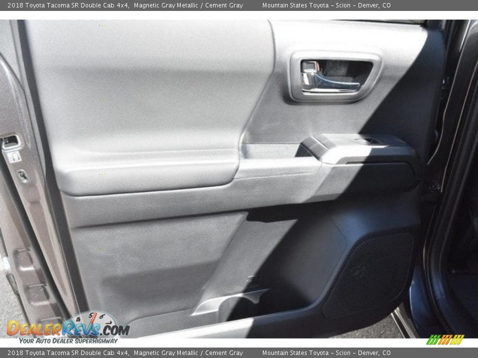 2018 Toyota Tacoma SR Double Cab 4x4 Magnetic Gray Metallic / Cement Gray Photo #21