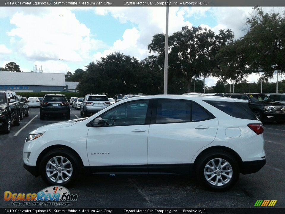 2019 Chevrolet Equinox LS Summit White / Medium Ash Gray Photo #2