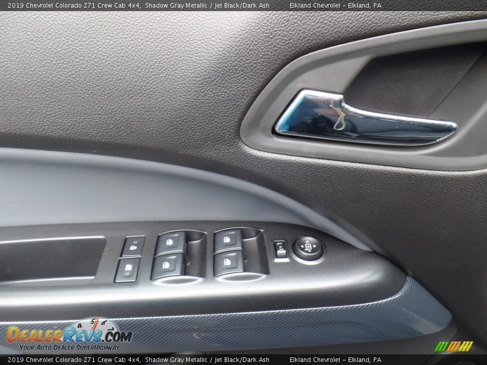 2019 Chevrolet Colorado Z71 Crew Cab 4x4 Shadow Gray Metallic / Jet Black/Dark Ash Photo #16