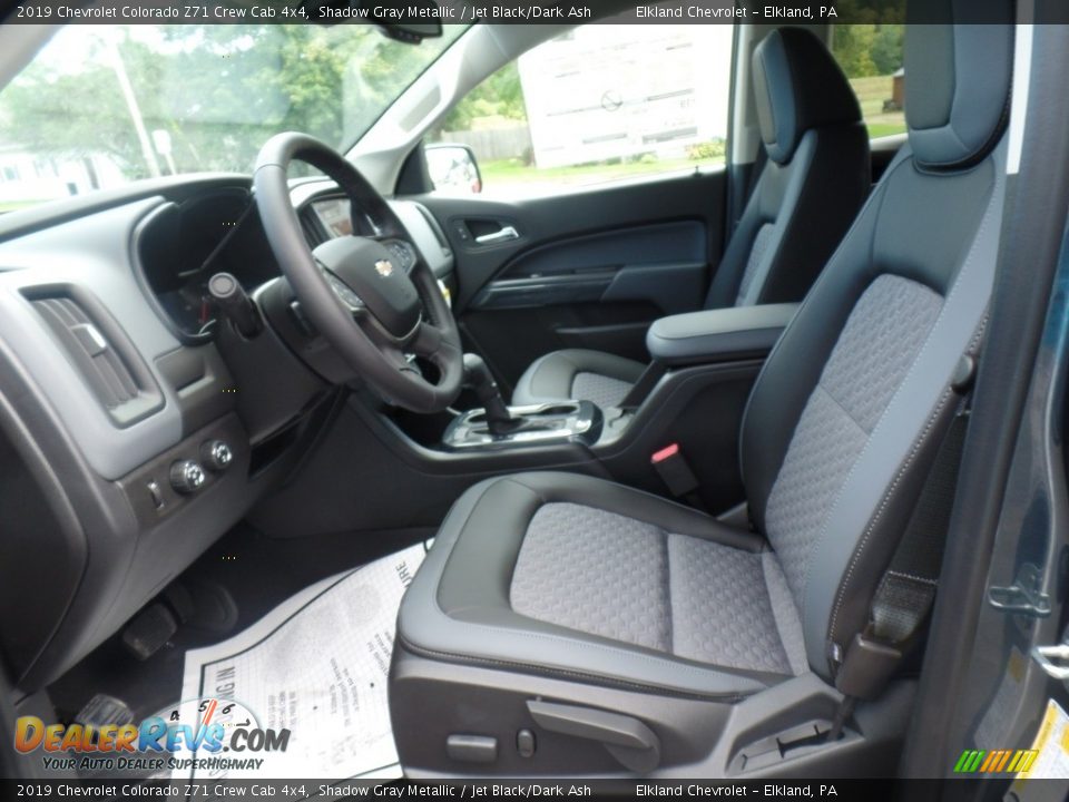 2019 Chevrolet Colorado Z71 Crew Cab 4x4 Shadow Gray Metallic / Jet Black/Dark Ash Photo #17