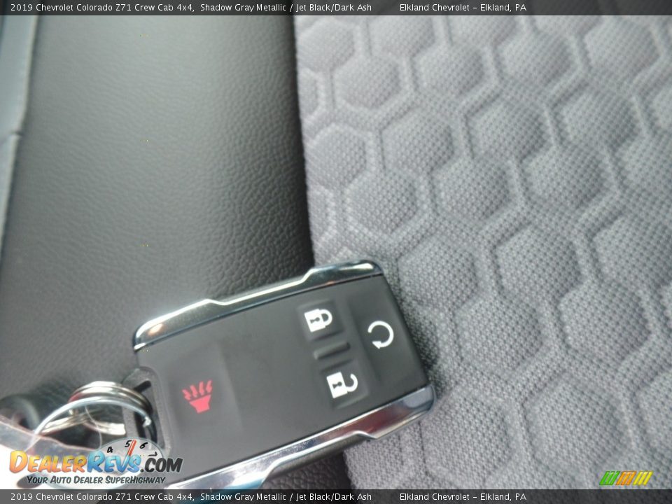 2019 Chevrolet Colorado Z71 Crew Cab 4x4 Shadow Gray Metallic / Jet Black/Dark Ash Photo #18