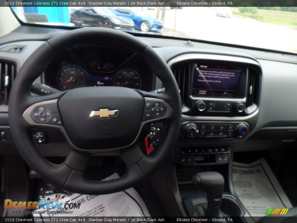 2019 Chevrolet Colorado Z71 Crew Cab 4x4 Shadow Gray Metallic / Jet Black/Dark Ash Photo #20