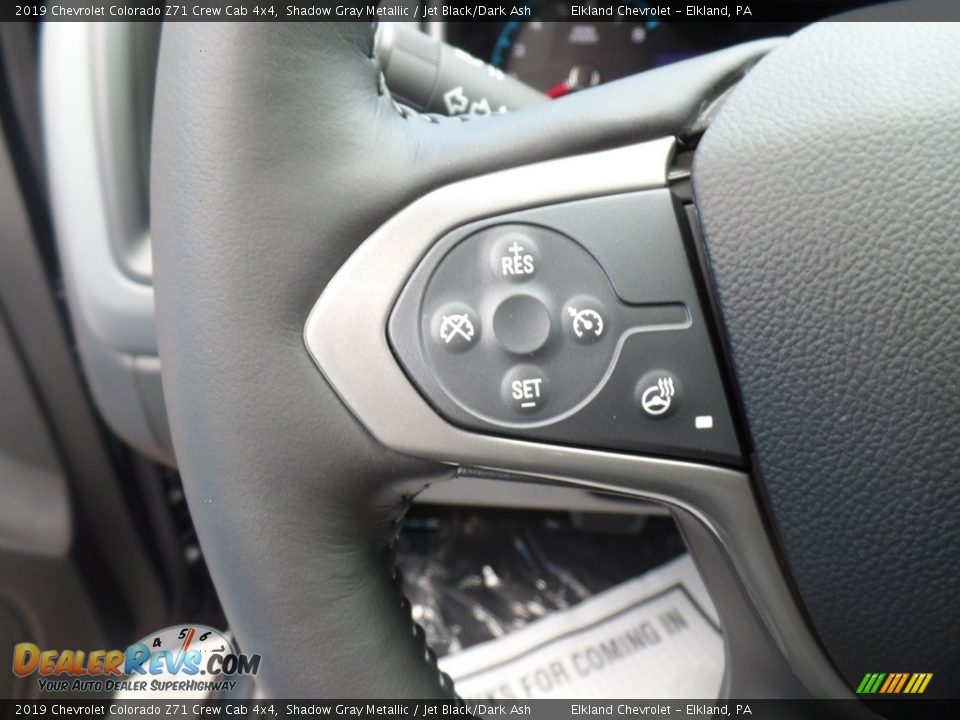 2019 Chevrolet Colorado Z71 Crew Cab 4x4 Shadow Gray Metallic / Jet Black/Dark Ash Photo #23