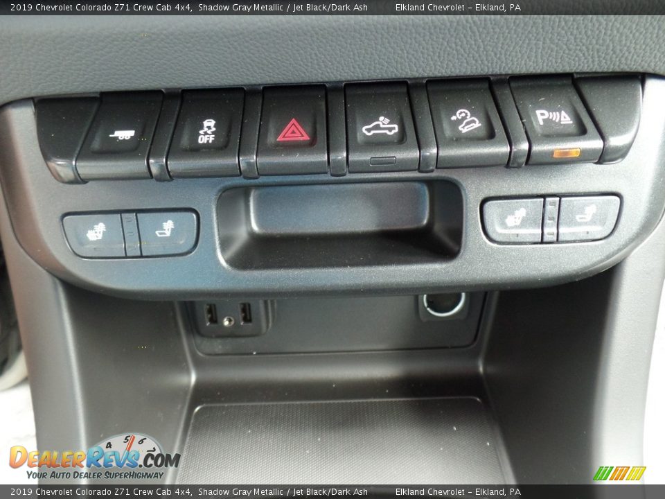 2019 Chevrolet Colorado Z71 Crew Cab 4x4 Shadow Gray Metallic / Jet Black/Dark Ash Photo #32