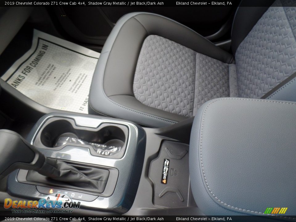 2019 Chevrolet Colorado Z71 Crew Cab 4x4 Shadow Gray Metallic / Jet Black/Dark Ash Photo #35